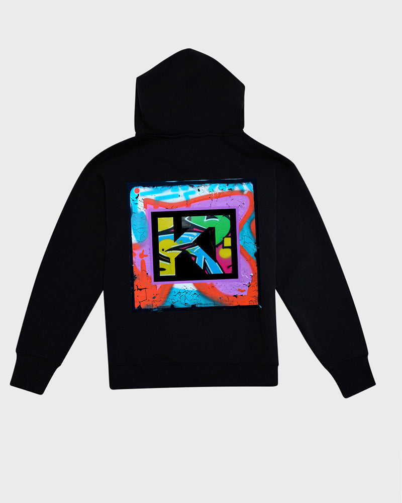 3/4 Black Hoodie