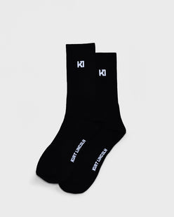 Black KL Logo Sock