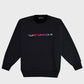 3/4 Black Abstra Sweatshirt