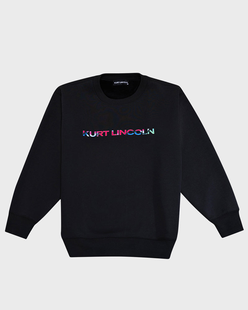 3/4 Black Abstra Sweatshirt