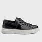 Black Leather Sneaker