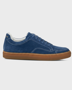 Genziana Blue Suede Sneaker