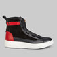 Phantom Black/Red High Top Sneaker