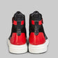 Phantom Black/Red High Top Sneaker