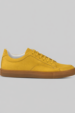 Mineral Yellow Suede Sneaker