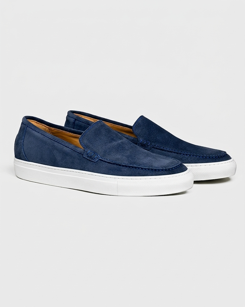 Navy Loafer