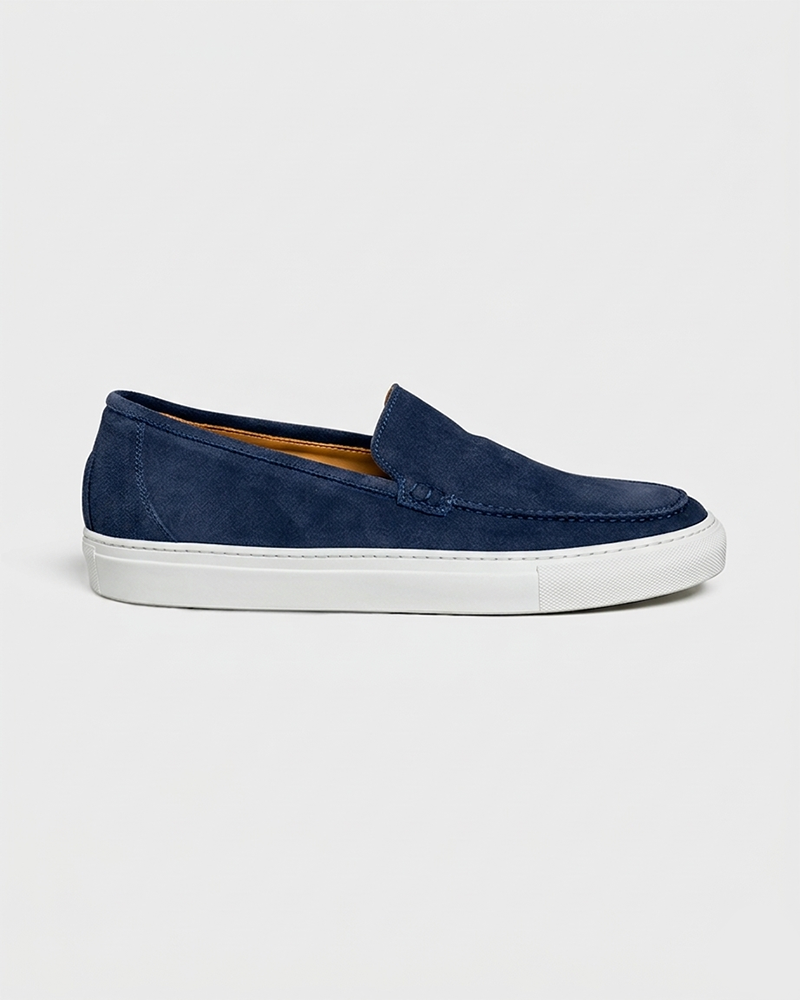Navy Loafer