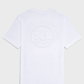 Cotton White 3D Logo Tee