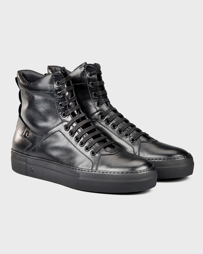 Zane Black High Top Sneaker