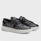 Black Leather Sneaker