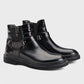 Saddle Strap Chelsea Boot