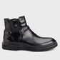 Saddle Strap Chelsea Boot