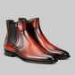 Brandon Burgundy Chelsea Boot