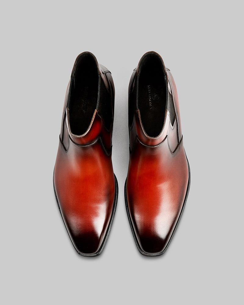 Brandon Burgundy Chelsea Boot