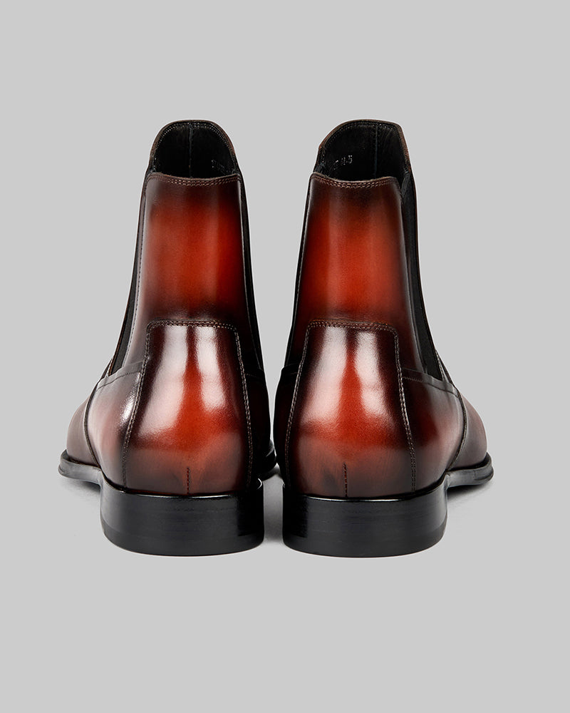 Brandon Burgundy Chelsea Boot