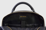 BLACK LEATHER BACKPACK - official website - shoes and accessories 