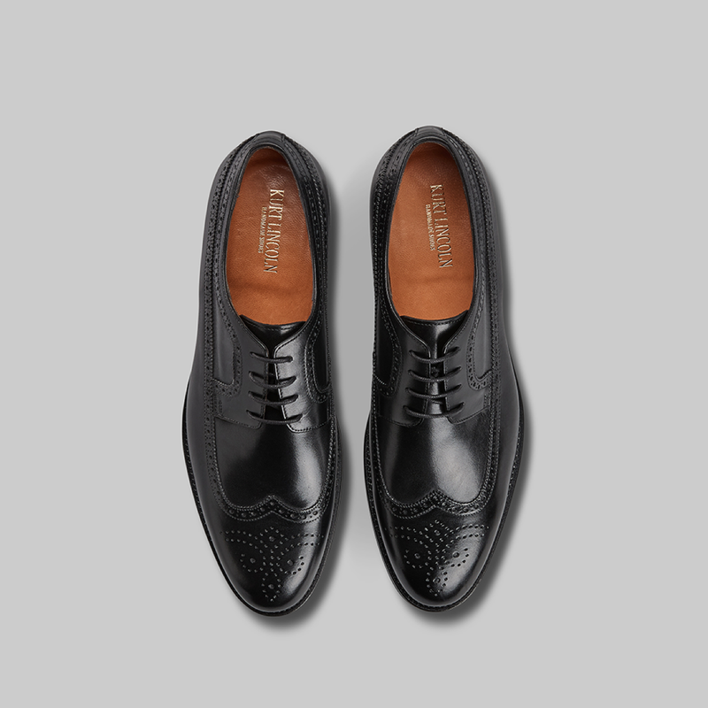 BLACK CALF LEATHER BROGUE - official website - shoes and accessories 