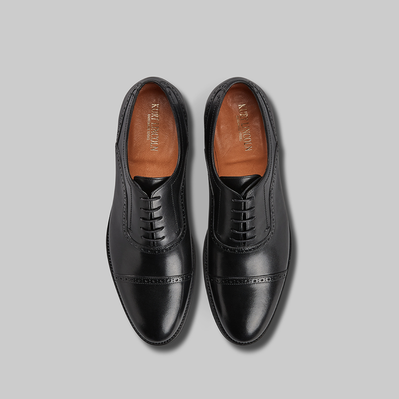 BLACK CALF LEATHER OXFORDS - official website - shoes and accessories 