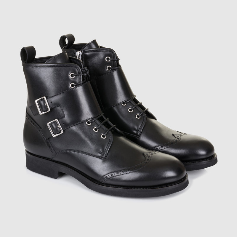 DOUBLE BUCKLE BOOTS - official website - shoes and accessories 
