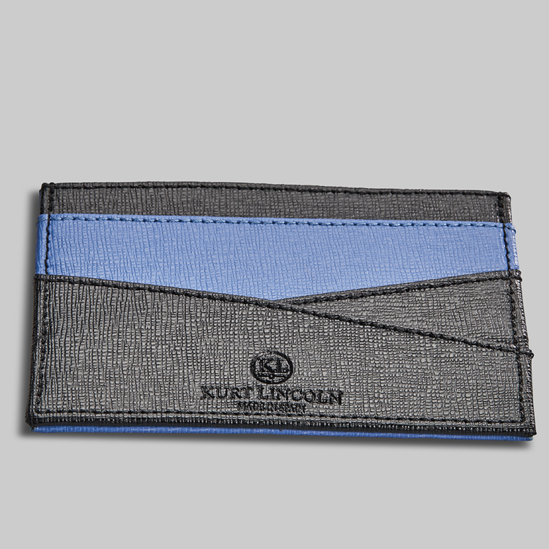 BLUE SAFFIANO LEATHER CARDHOLDER - official website - shoes and accessories 
