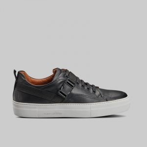 Softi black calf sneakers
