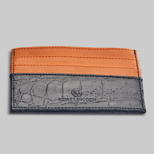 Croc embossed cardholder