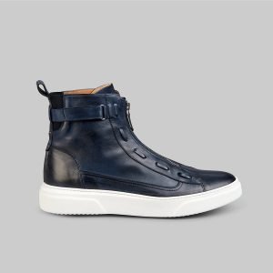Phantom midnight blue high top sneakers